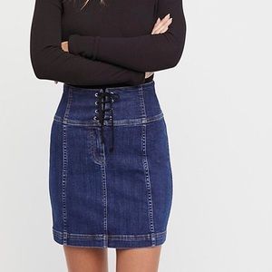 Free People Denim Skirt